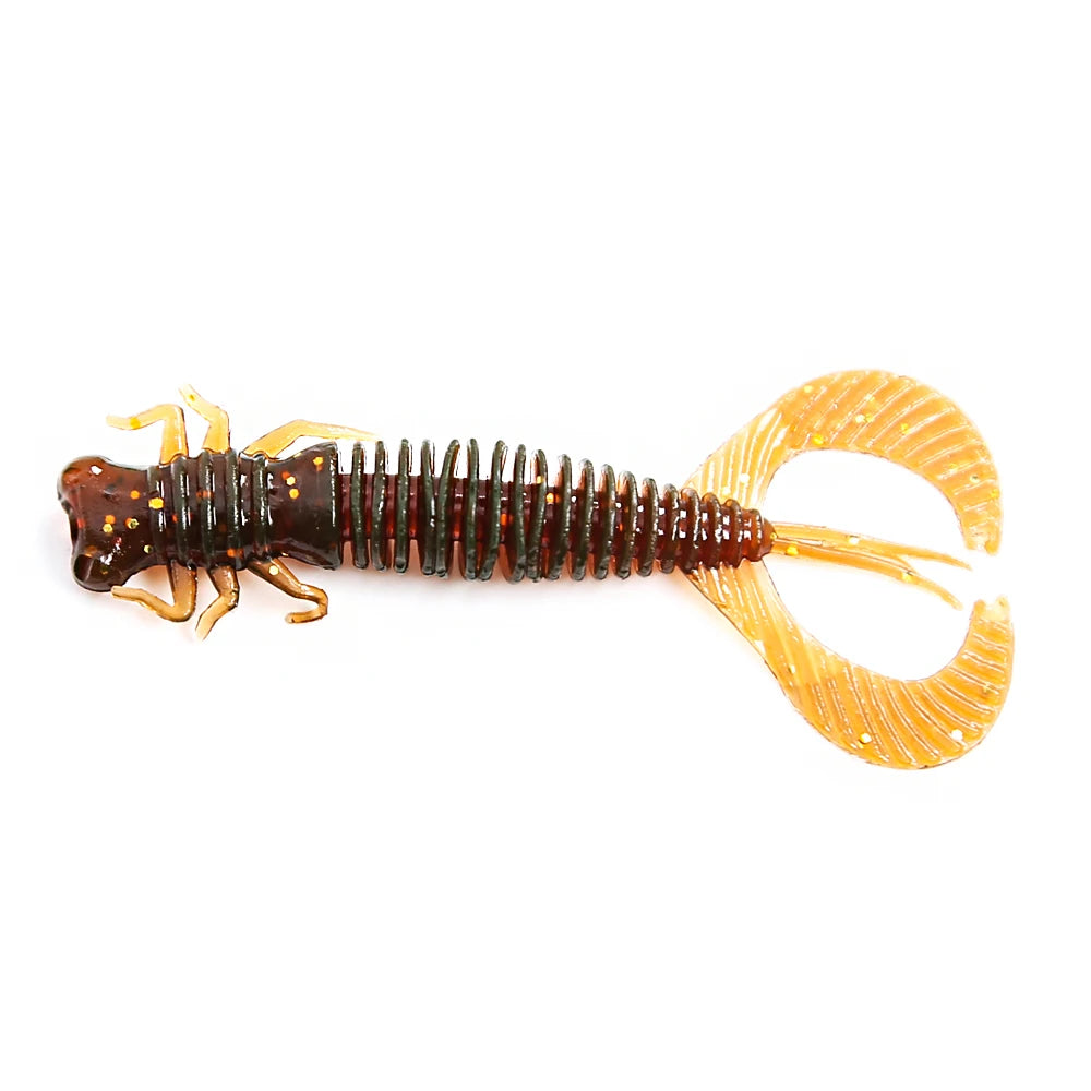 8-15 Piece Crawdad/Larva Soft Plastic Fishing Lure