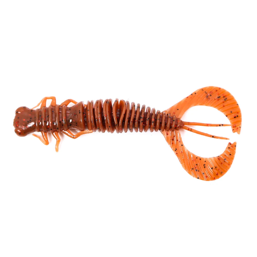 8-15 Piece Crawdad/Larva Soft Plastic Fishing Lure