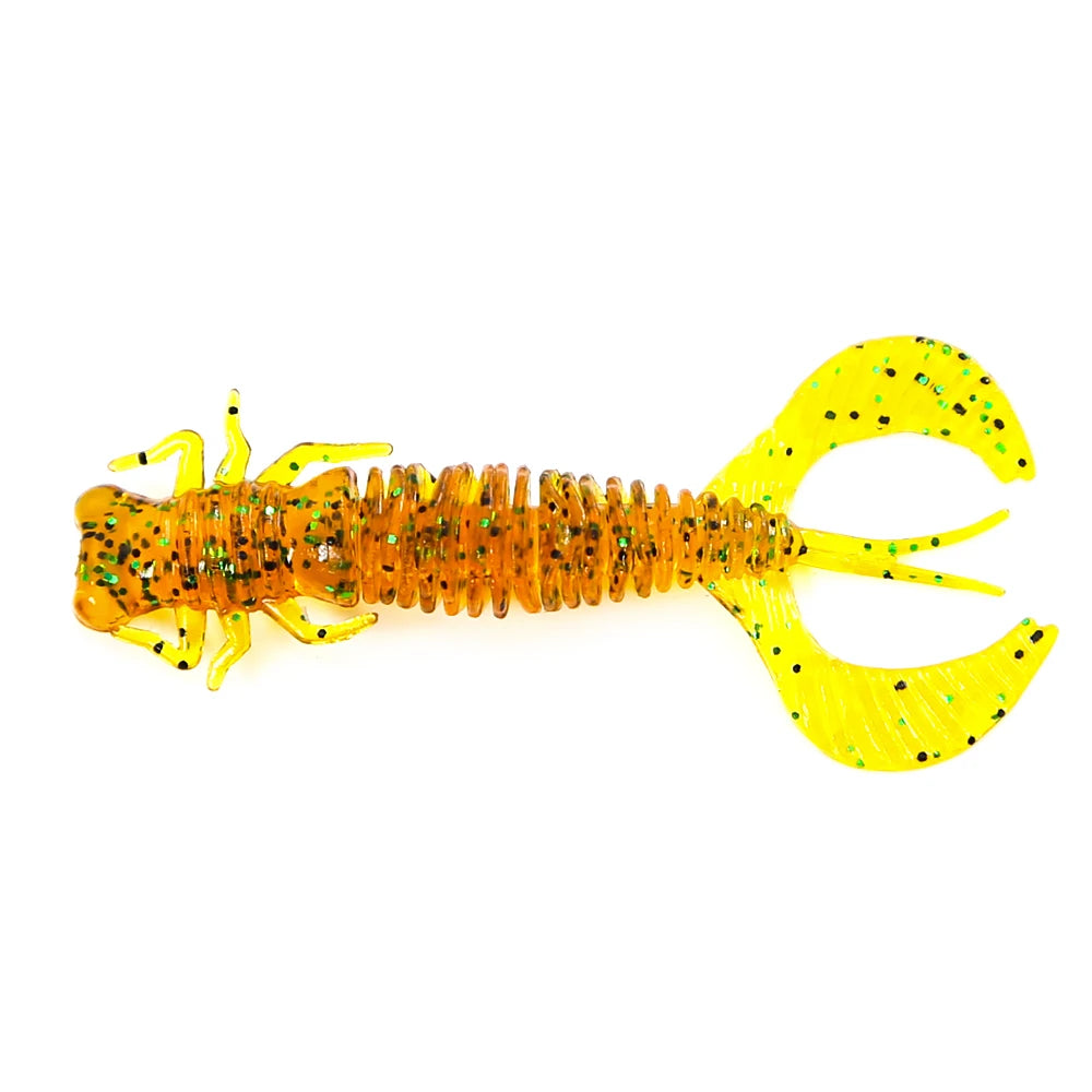 8-15 Piece Crawdad/Larva Soft Plastic Fishing Lure