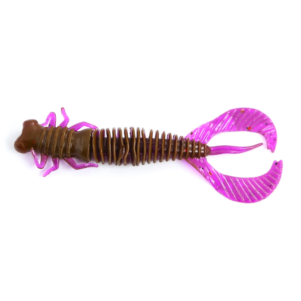 8-15 Piece Crawdad/Larva Soft Plastic Fishing Lure