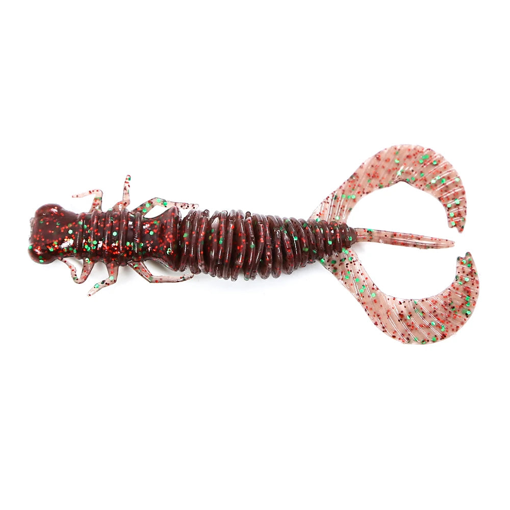 8-15 Piece Crawdad/Larva Soft Plastic Fishing Lure