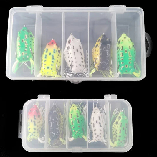 3/5pcs Soft Plastic Frogs