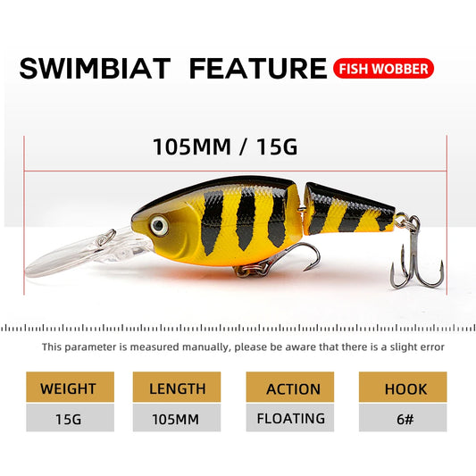 1 Piece The Special(Jointed Crankbait)